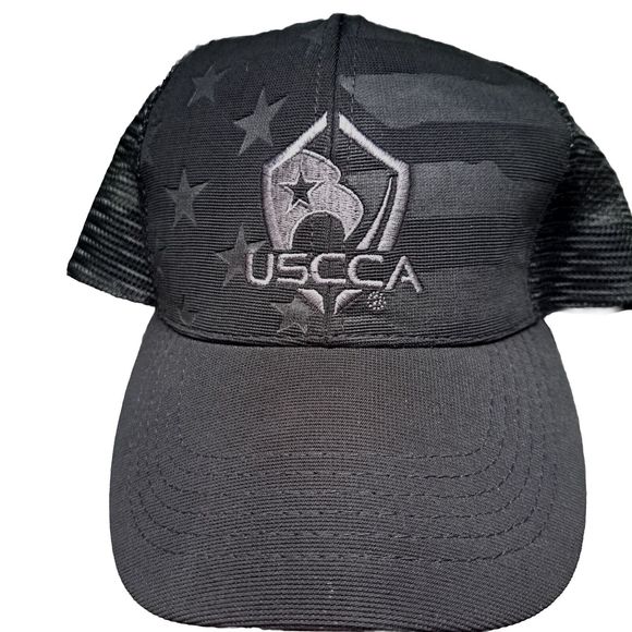 New USCCA Concealed Carry American Flag Trucker Snapback Mesh Hat Cap - Picture 2 of 9